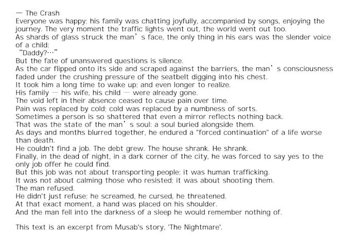 write psychological horror stories